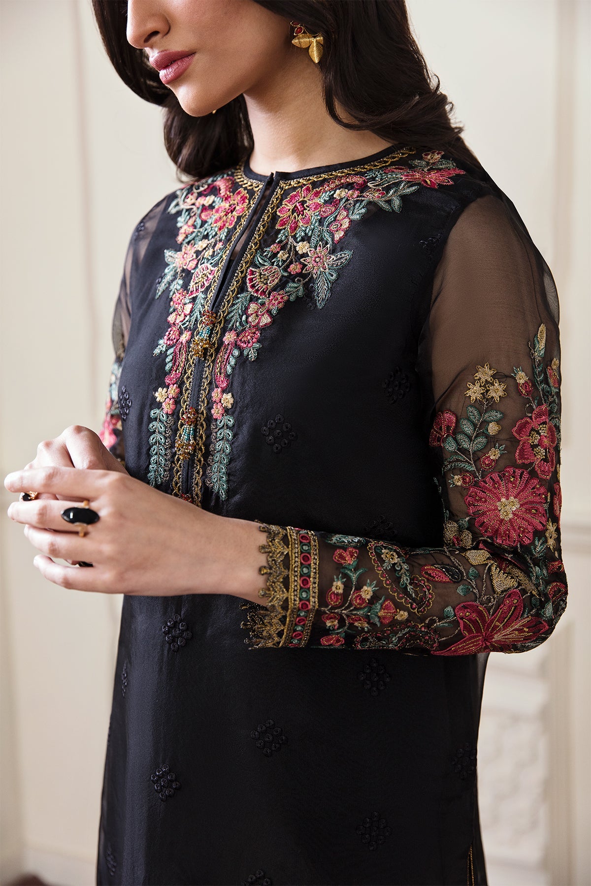 BAROQUE WINTER COLLECTION DHANAK 3PC With Wool Shawl | IB-0229