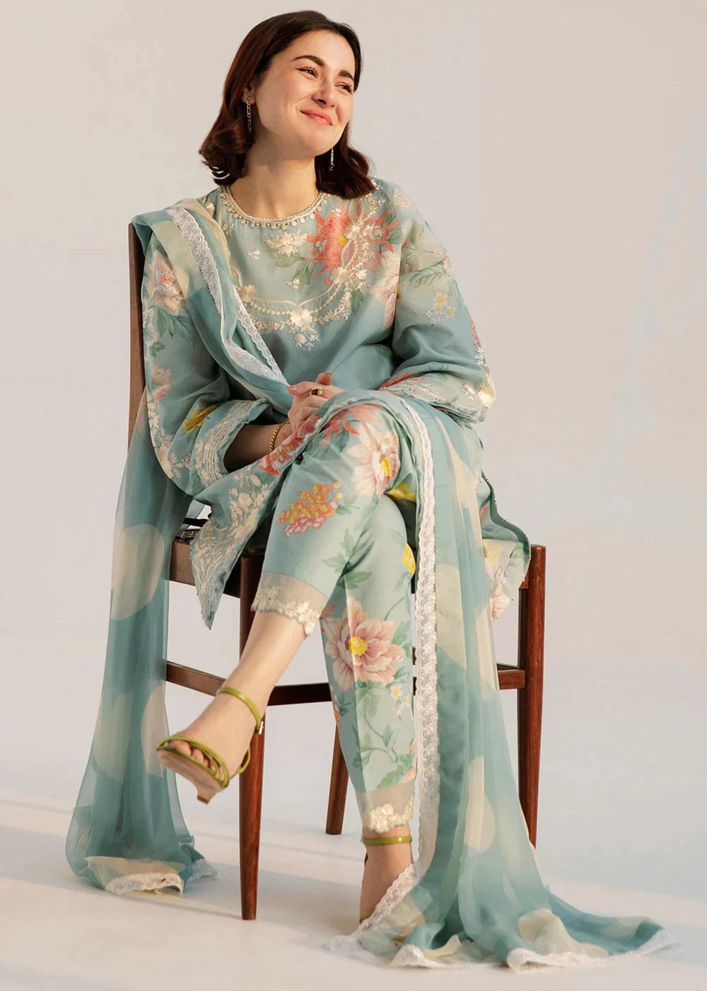 Coco by Zara Shahjahan Embroidered 3 Piece Unstitched Suit | IB-0223