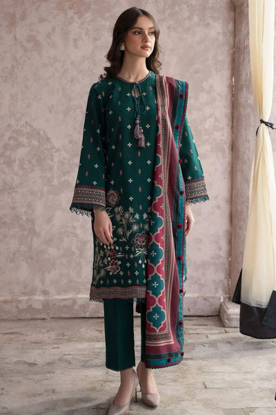 Green Full Embroidery Winter IB-66248