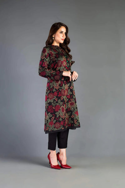 Bareeze -Embroided 3pc dress with embroidered chiffon dupatta-IB-1625