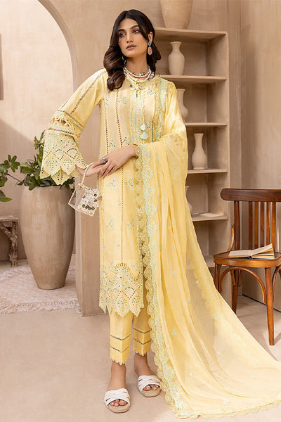 IB-429 Adan libas collection in Dhanak 3 Pcs with Heavy Neck Front Full embroidery with Heavy Embroidery Shawal