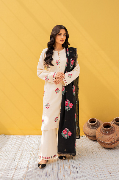 AISLING Stuff Airjet Dhanak 3 Piece Shirt Trousers & Dupatta IB-110