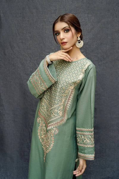 Airjet WITH  DAIMOND DUPATTA  Front FULL HEAVY Embroidery IB-456