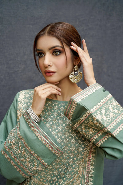 Airjet WITH  DAIMOND DUPATTA  Front FULL HEAVY Embroidery IB-456