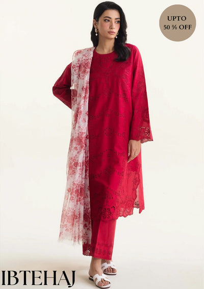 Zarashan. Fabric 3 Pieces DUPATA ,TRUSER ,SHIRT IB-33681