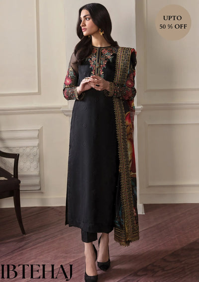 BAROQUE WINTER COLLECTION DHANAK 3PC With Wool Shawl | IB-0229