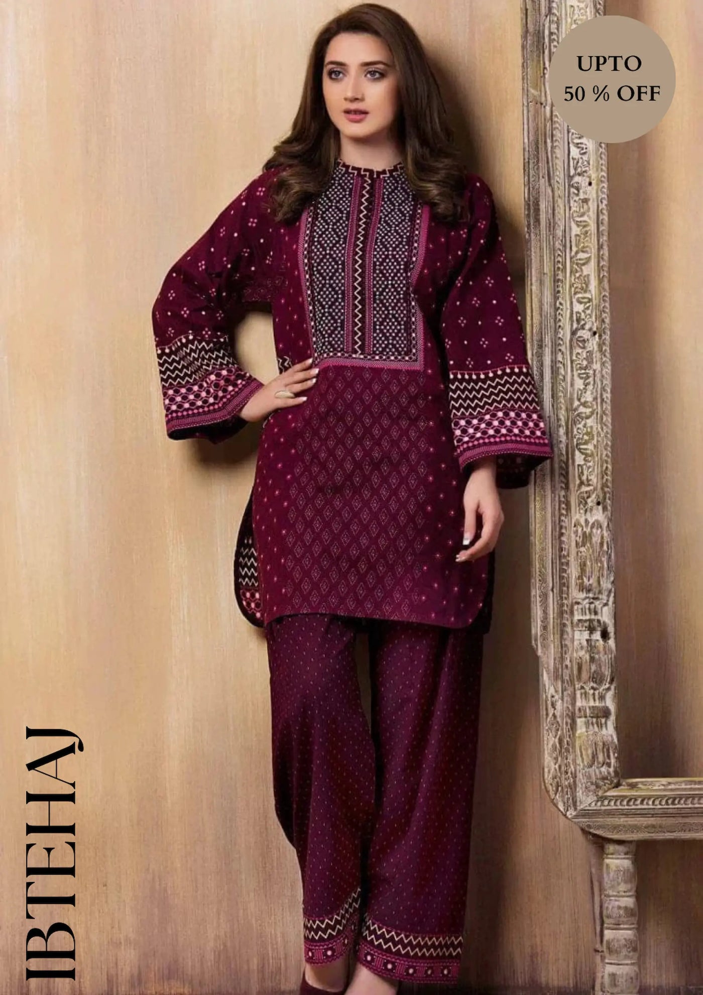 Kayseria Embroidered 2 Piece IB-7-65