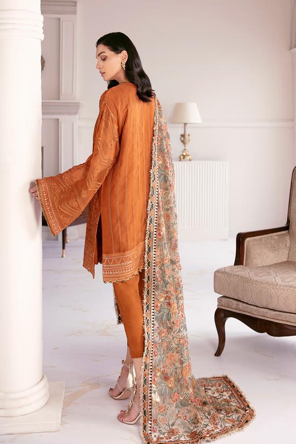 Barouqe Orange Formal Chiffon IB-1221