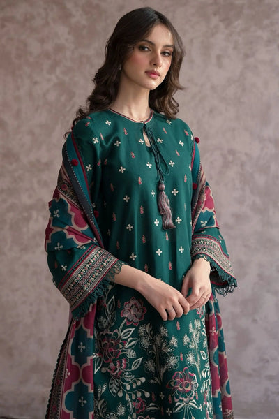 Green Full Embroidery Winter IB-66248